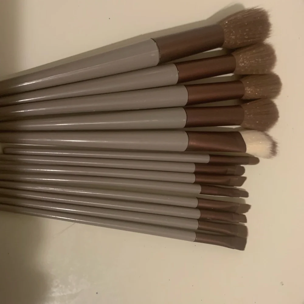 Brush make up 13 pcs brown